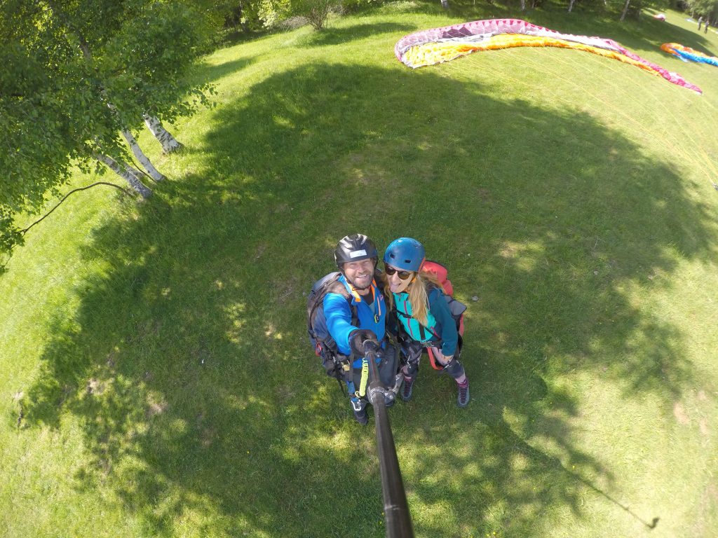 zbor in tandem cu parapanta